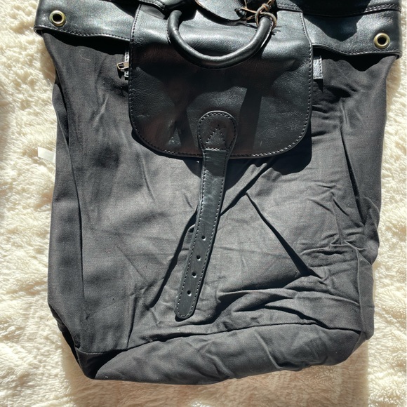 GENUINE COWHIDE LEATHER BACKPACK - Picture 10 of 12